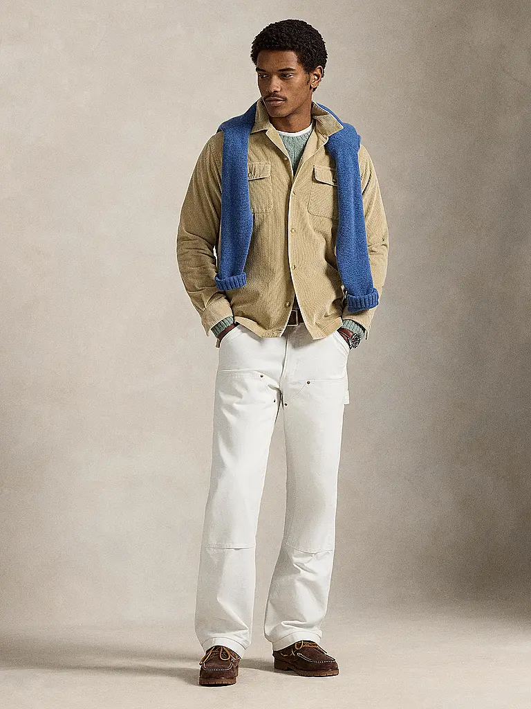 POLO RALPH LAUREN | Overshirt en velours côtelé | Beige