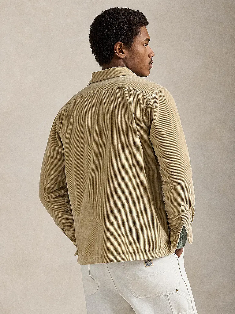 POLO RALPH LAUREN | Overshirt en velours côtelé | Beige