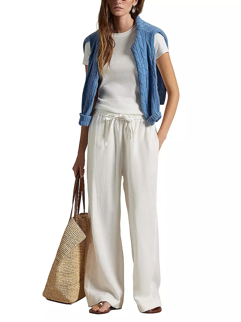 POLO RALPH LAUREN | Pantalon en lin 7/8 | 