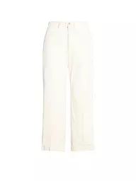 POLO RALPH LAUREN | Pantalon en velours côtelé 7/8 | Blanc