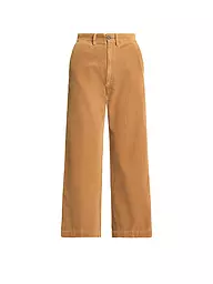 POLO RALPH LAUREN | Pantalon en velours côtelé 7/8 | Marron clair