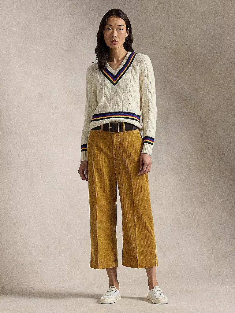 POLO RALPH LAUREN | Pantalon en velours côtelé 7/8 | beige