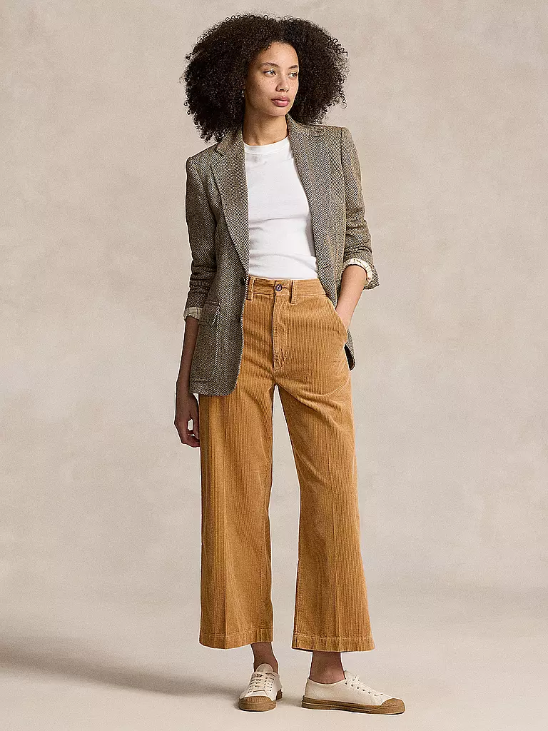 POLO RALPH LAUREN | Pantalon en velours côtelé 7/8 | hellbraun