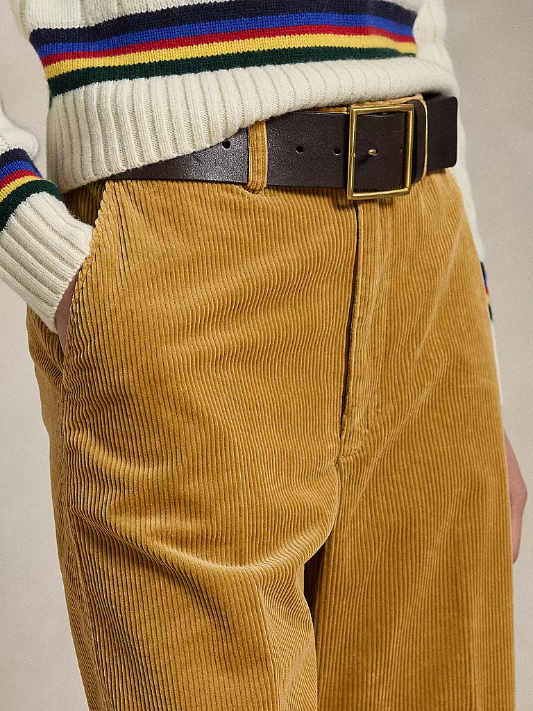POLO RALPH LAUREN | Pantalon en velours côtelé 7/8 | beige