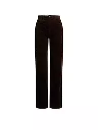 POLO RALPH LAUREN | Pantalon en velours côtelé coupe évasée | Marron