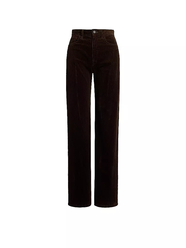 POLO RALPH LAUREN | Pantalon en velours côtelé coupe évasée | braun