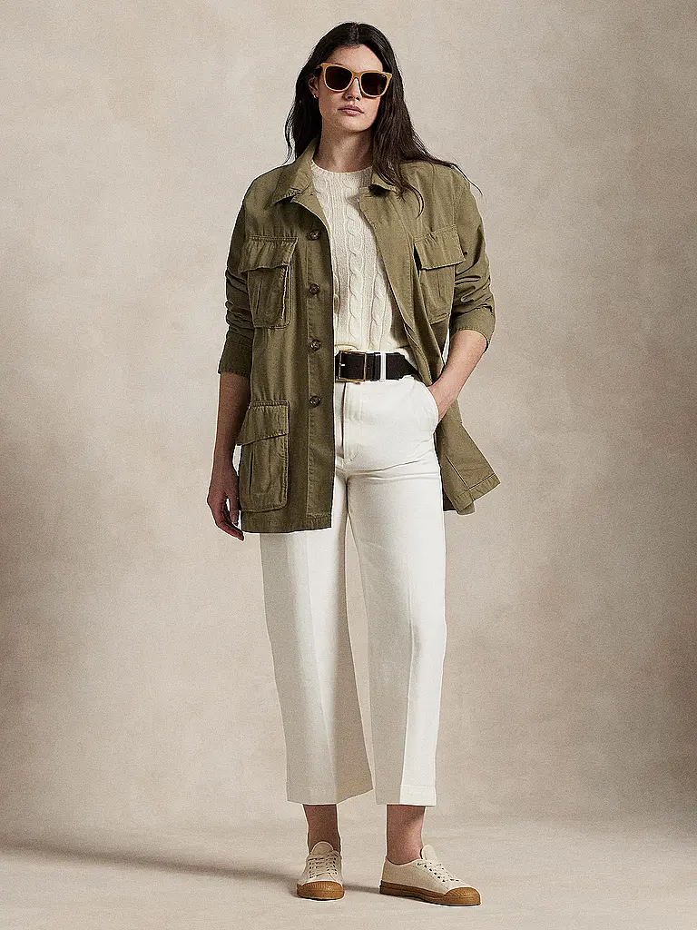 POLO RALPH LAUREN | Pantalon Marlene | Blanc