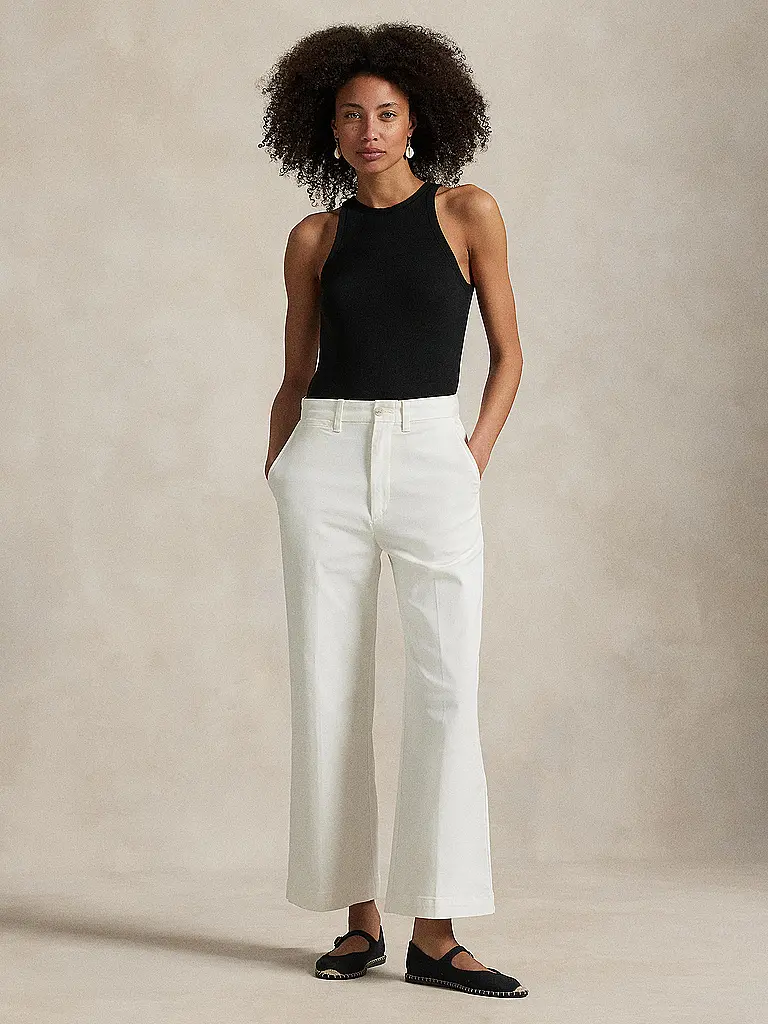 POLO RALPH LAUREN | Pantalon Marlene | Blanc