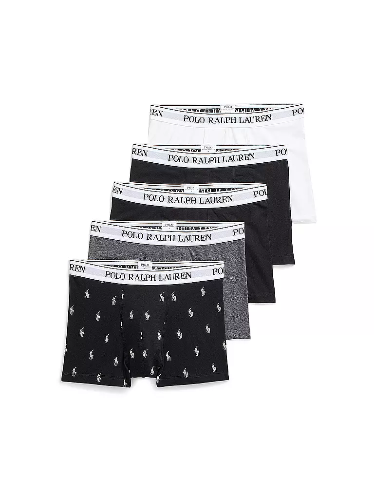 POLO RALPH LAUREN | Pants lot de 5 blanc noir noir | schwarz