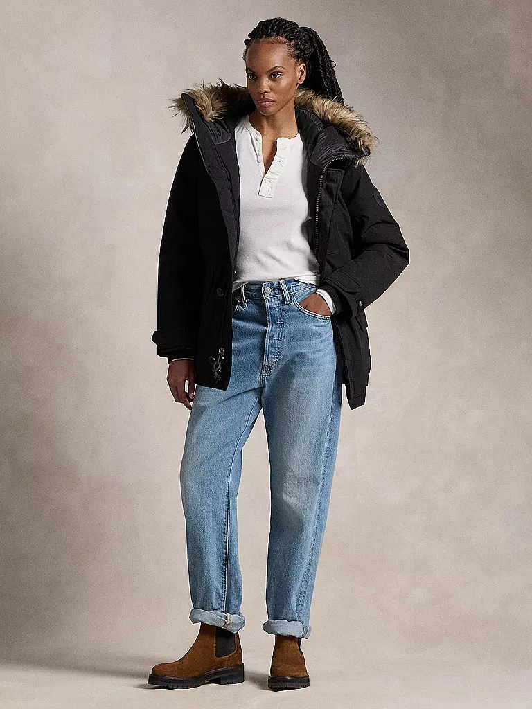 POLO RALPH LAUREN | Parka en duvet TRIM DOWN | schwarz
