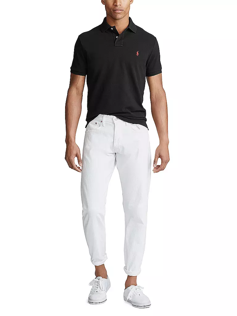 POLO RALPH LAUREN | Polo Coupe Slim Personnalisée | Noir