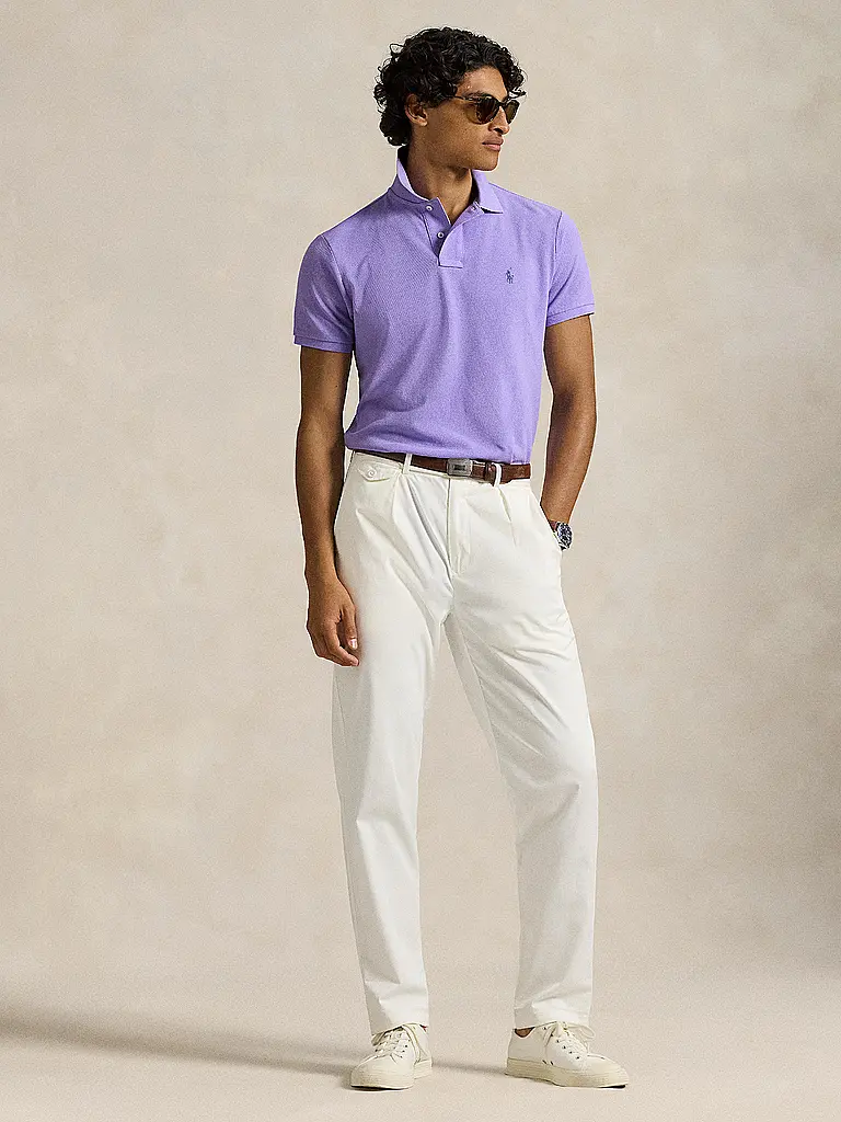 POLO RALPH LAUREN | Polo Coupe Slim Personnalisée | Lilas