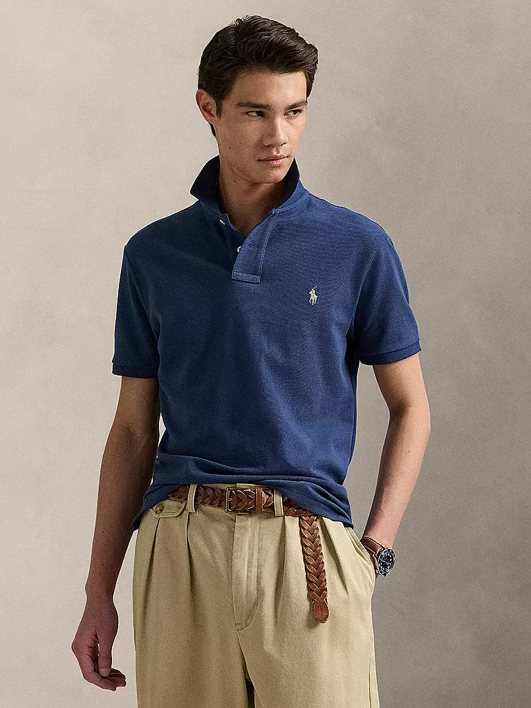 POLO RALPH LAUREN | Polo coupe slim personnalisée | dunkelblau