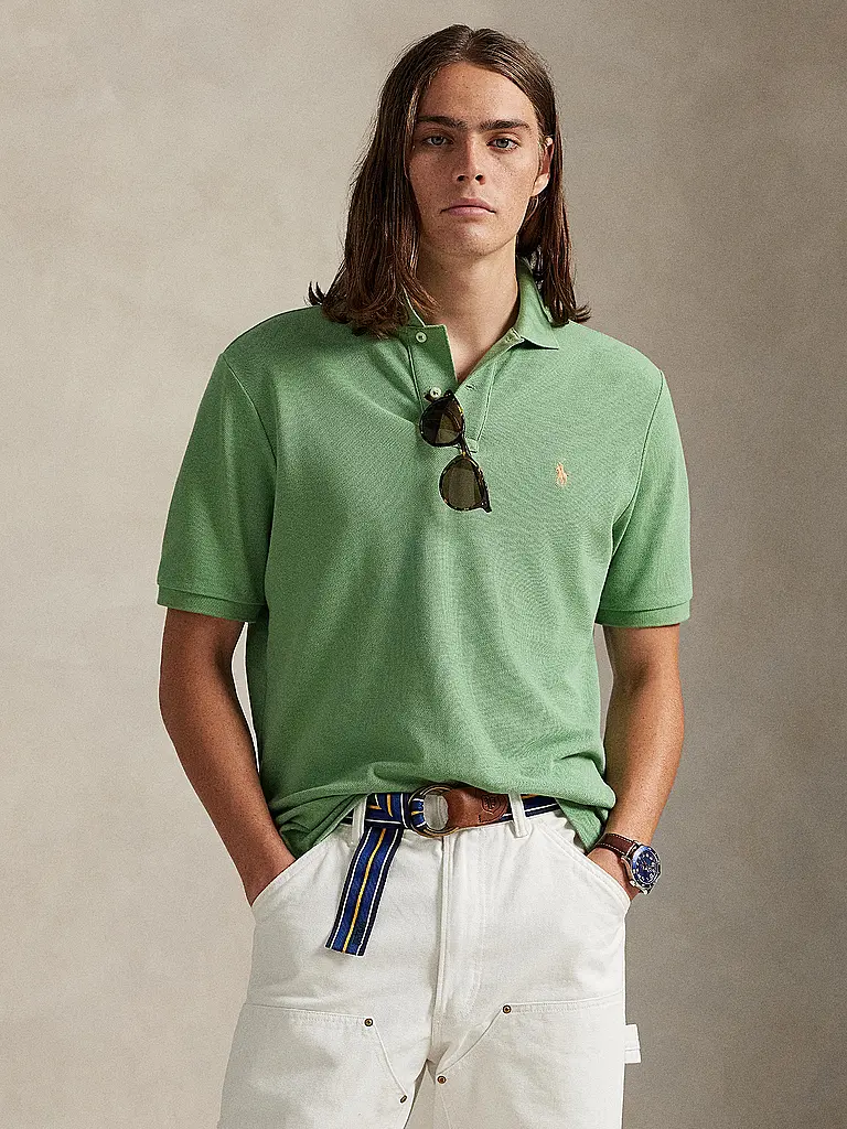 POLO RALPH LAUREN | Polo coupe slim personnalisée | Vert