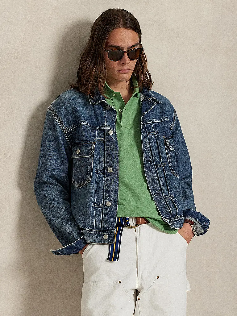 POLO RALPH LAUREN | Polo coupe slim personnalisée | Vert