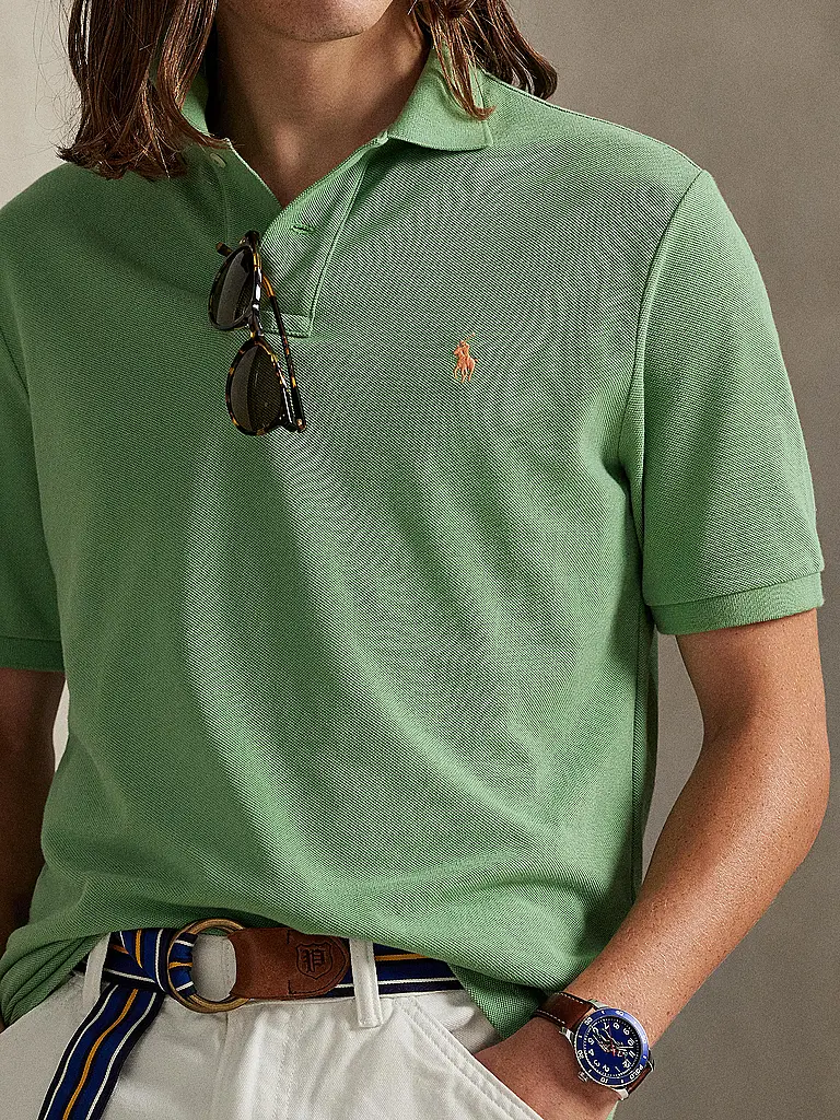 POLO RALPH LAUREN | Polo coupe slim personnalisée | Vert