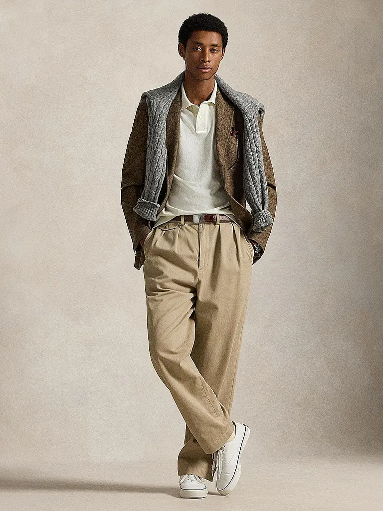 POLO RALPH LAUREN | Polo coupe slim | Crème