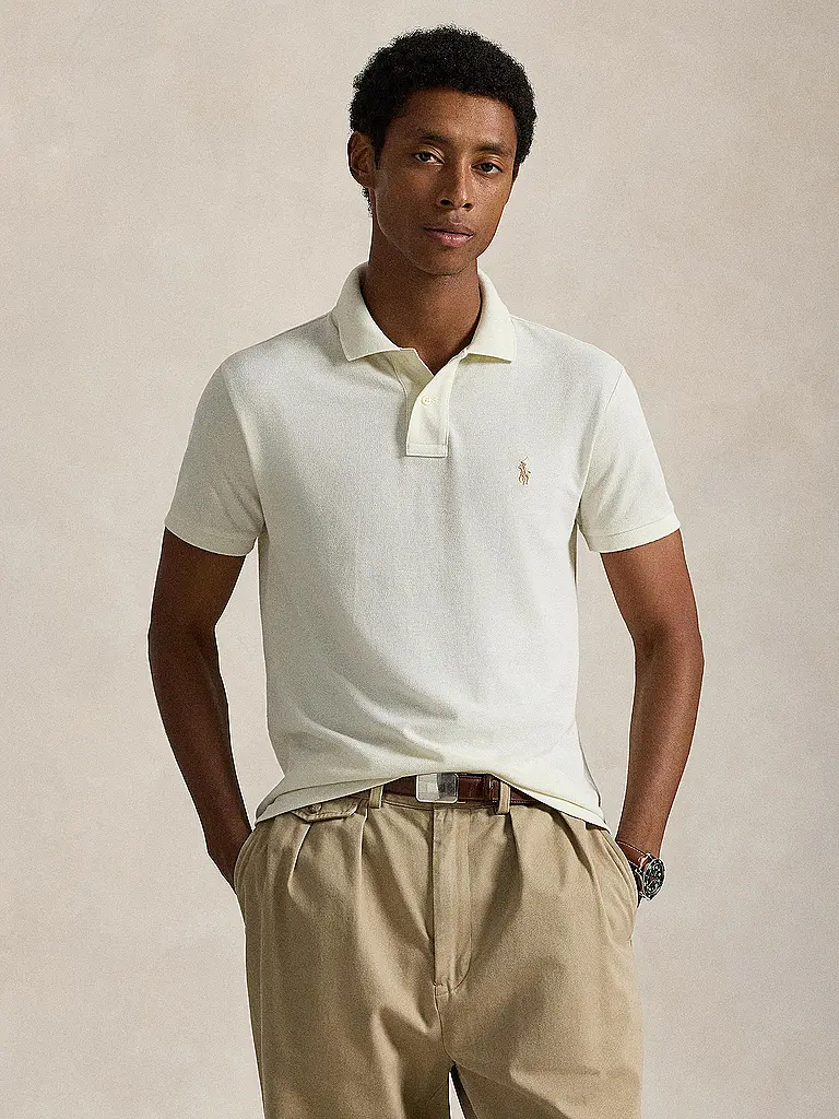 POLO RALPH LAUREN | Polo coupe slim | Crème
