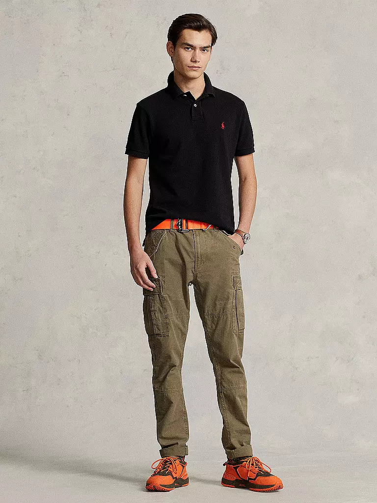 POLO RALPH LAUREN | Polo Slim Fit | schwarz
