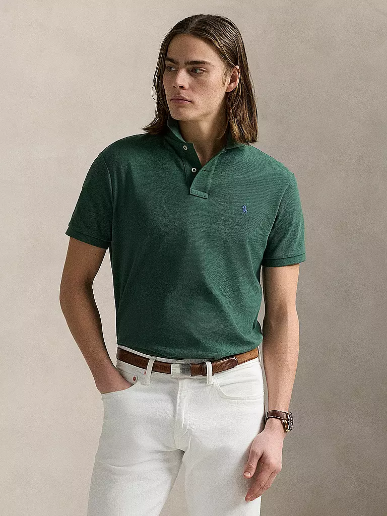 POLO RALPH LAUREN | Polo Slim Fit | dunkelgrün