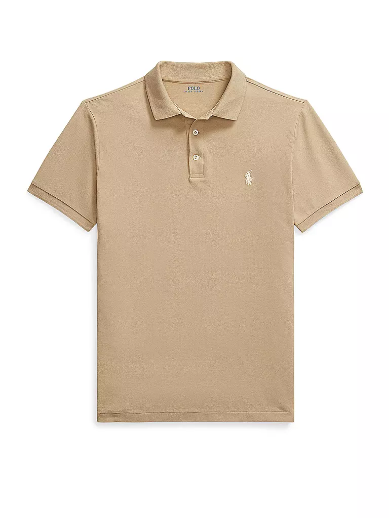 POLO RALPH LAUREN | Poloshirt Coupe Custom Slim | Marron clair