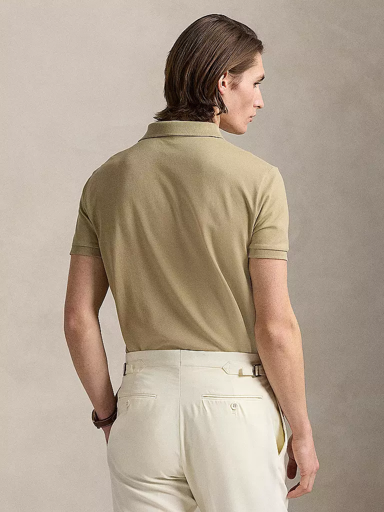 POLO RALPH LAUREN | Poloshirt Coupe Custom Slim | Marron clair