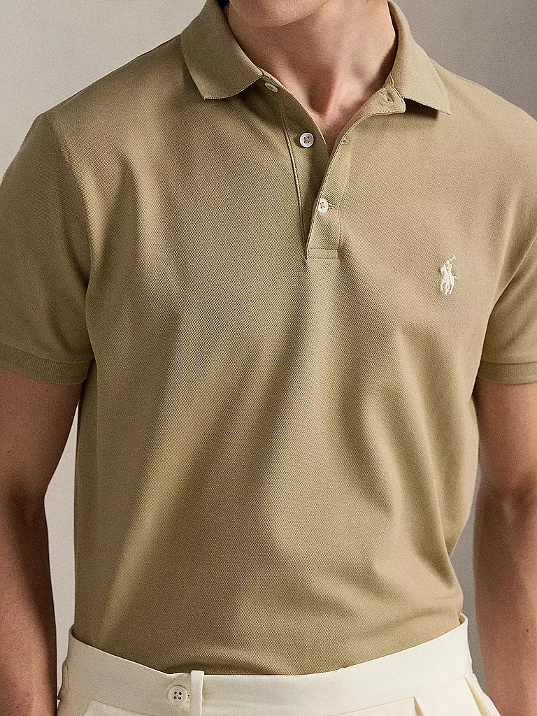POLO RALPH LAUREN | Poloshirt Coupe Custom Slim | Marron clair