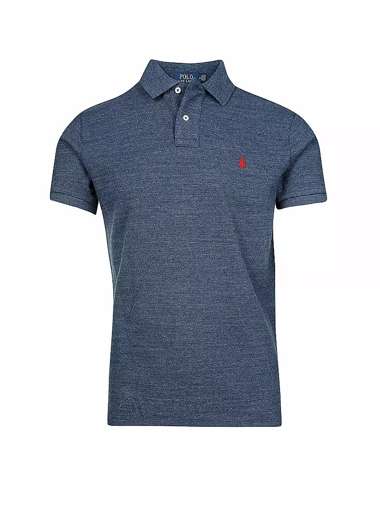 POLO RALPH LAUREN | Poloshirt Coupe Custom-Slim | Bleu