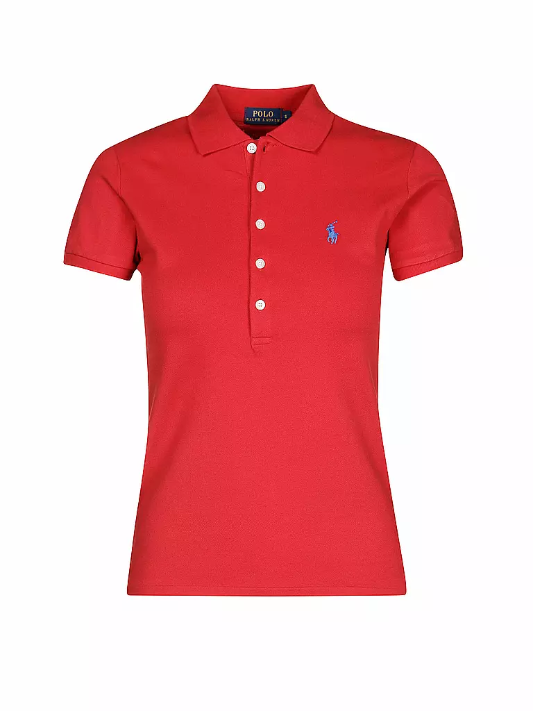 POLO RALPH LAUREN | Poloshirt Coupe Slim JULIE | rot