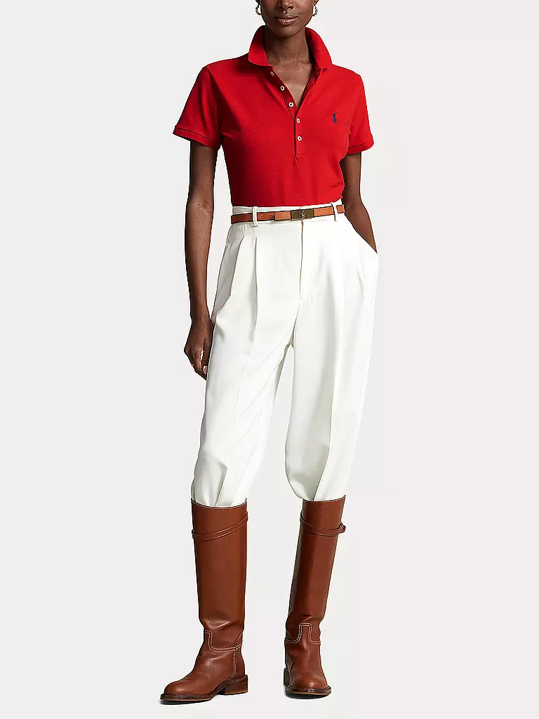 POLO RALPH LAUREN | Poloshirt Coupe Slim JULIE | rot