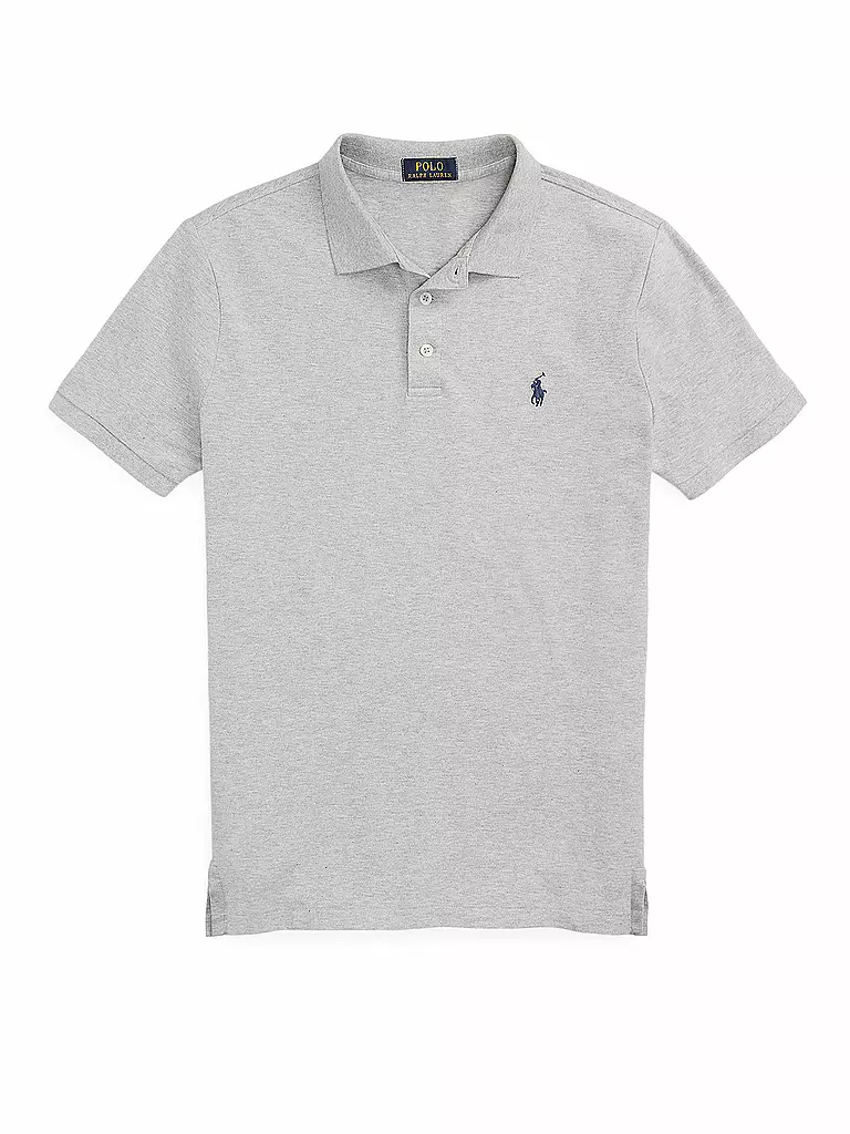 POLO RALPH LAUREN | Poloshirt Coupe Slim Personnalisée | Gris clair