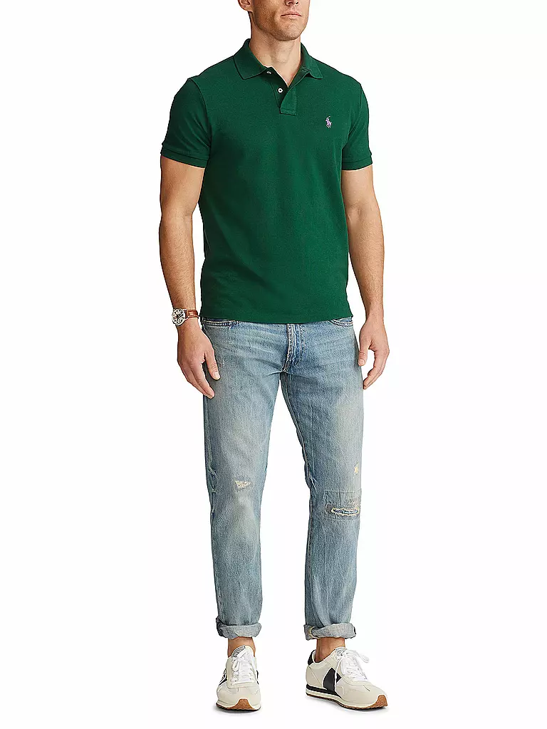 POLO RALPH LAUREN | Poloshirt Coupe Slim Personnalisée | Vert foncé