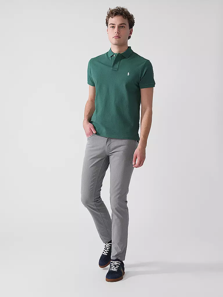 POLO RALPH LAUREN | Poloshirt Coupe Slim Personnalisée | dunkelgrün