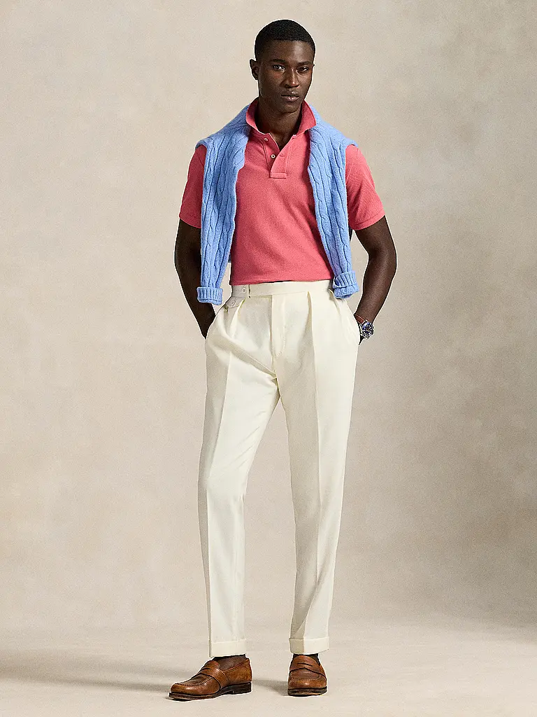 POLO RALPH LAUREN | Poloshirt Coupe Slim Personnalisée | Rose vif