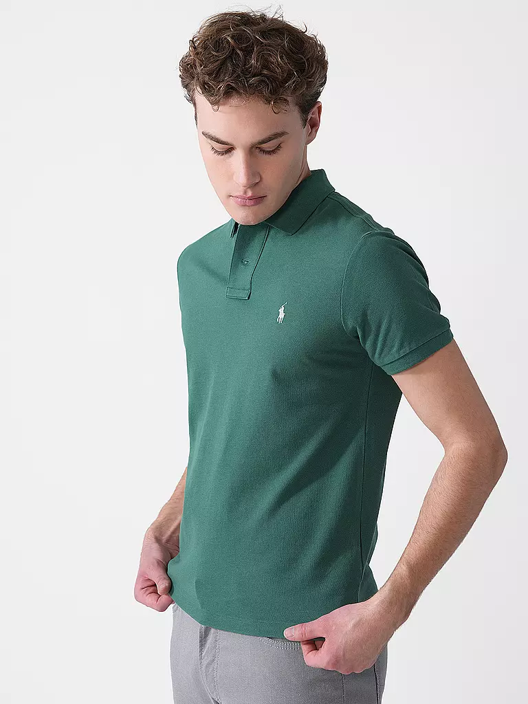 POLO RALPH LAUREN | Poloshirt Coupe Slim Personnalisée | dunkelgrün