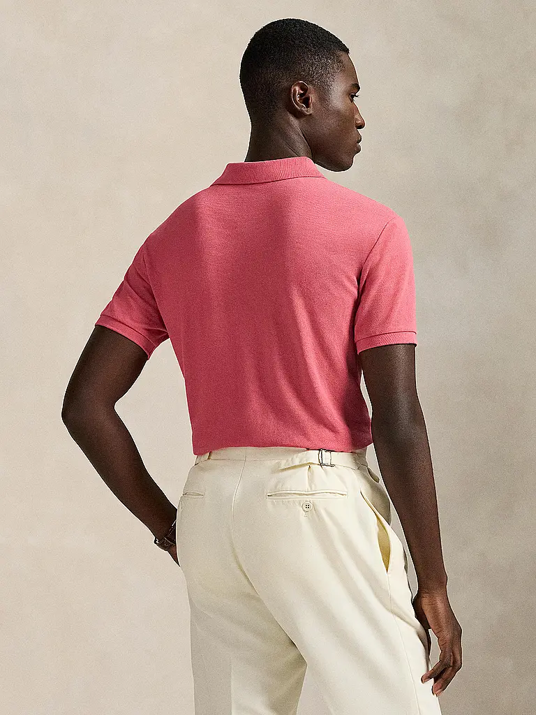 POLO RALPH LAUREN | Poloshirt Coupe Slim Personnalisée | Rose vif