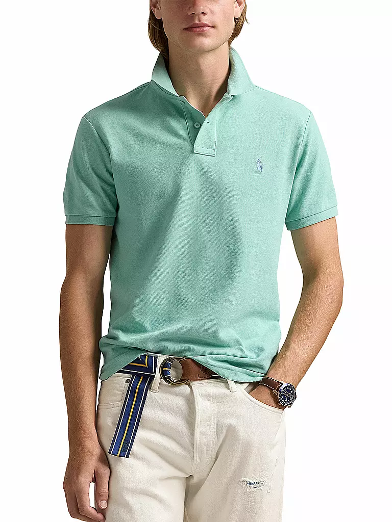 POLO RALPH LAUREN | Poloshirt Coupe Slim Personnalisée | mint