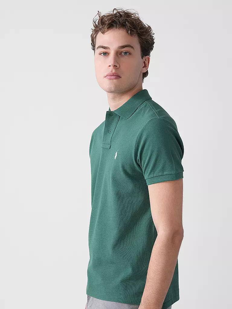 POLO RALPH LAUREN | Poloshirt Coupe Slim Personnalisée | dunkelgrün