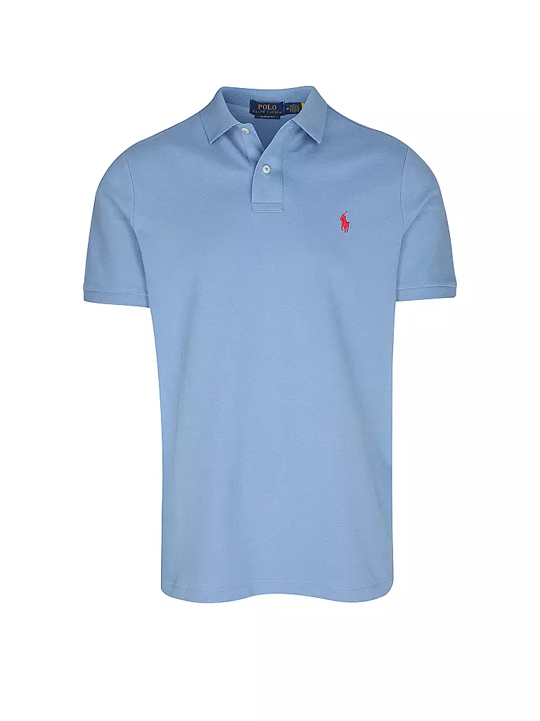 POLO RALPH LAUREN | Poloshirt Custom Fit | Bleu clair