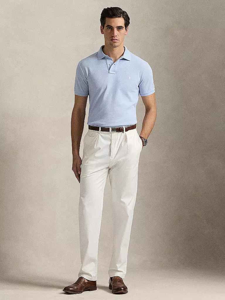 POLO RALPH LAUREN | Poloshirt Custom Fit | Bleu clair