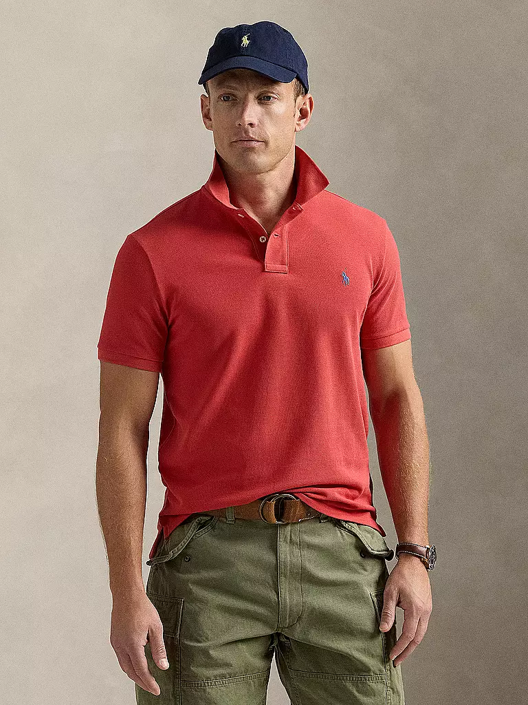 POLO RALPH LAUREN | Poloshirt Custom Fit | Rouge
