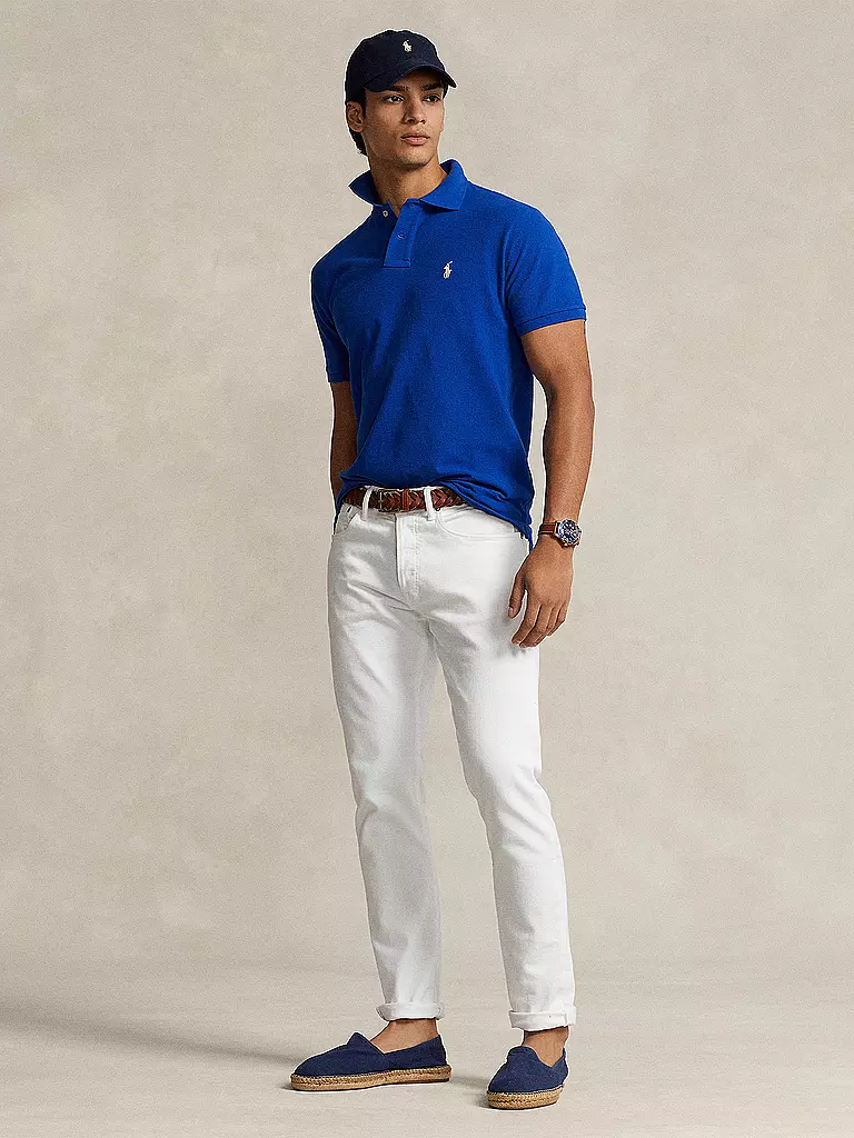 POLO RALPH LAUREN | Poloshirt Custom Slim Fit | Bleu