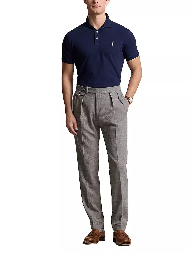 POLO RALPH LAUREN | Poloshirt Custom Slim Fit | Bleu foncé