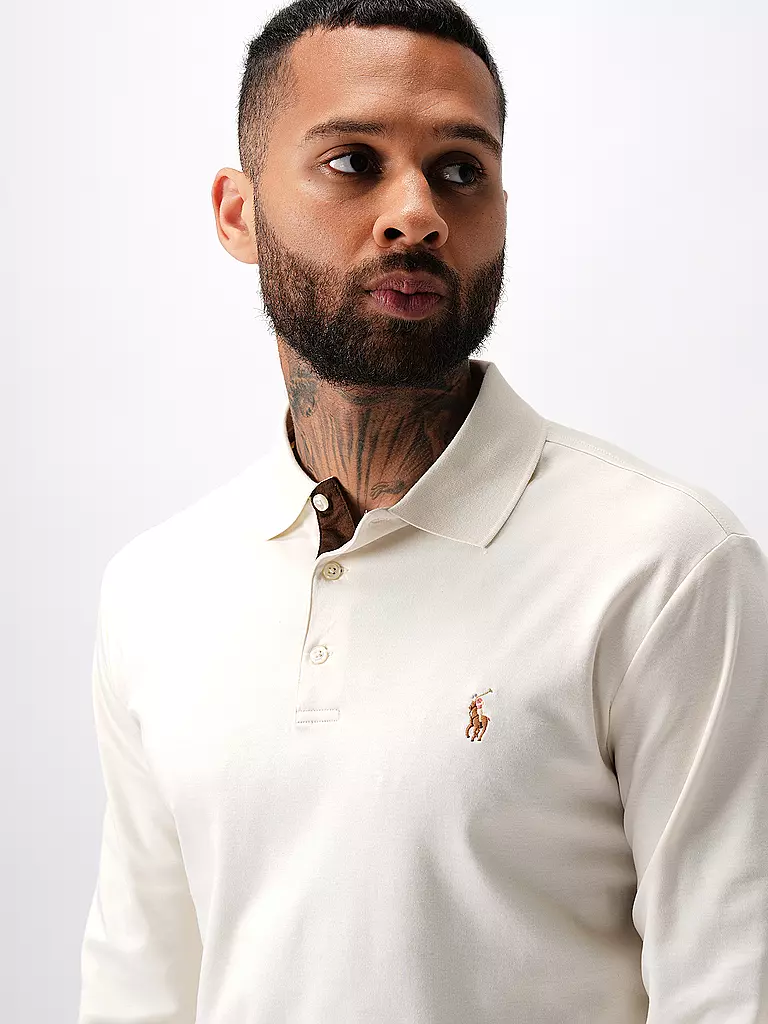 POLO RALPH LAUREN | Poloshirt Custom Slim Fit | Crème