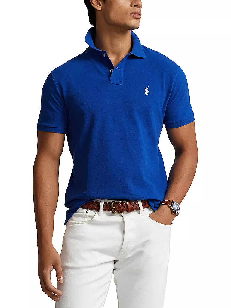 POLO RALPH LAUREN | Poloshirt Custom Slim Fit | Bleu