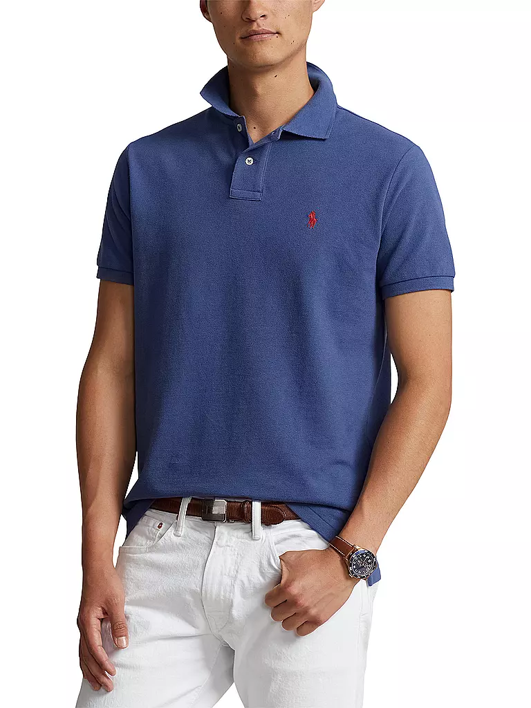 POLO RALPH LAUREN | Poloshirt Custom Slim Fit | Bleu