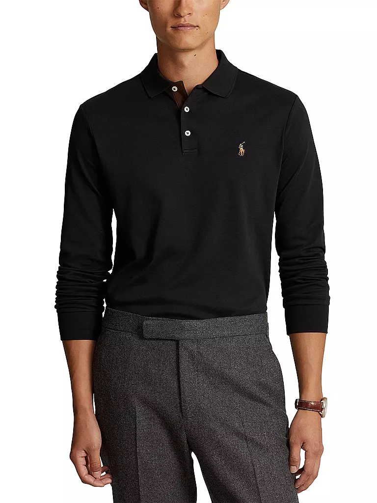 POLO RALPH LAUREN | Poloshirt Custom Slim Fit | Noir