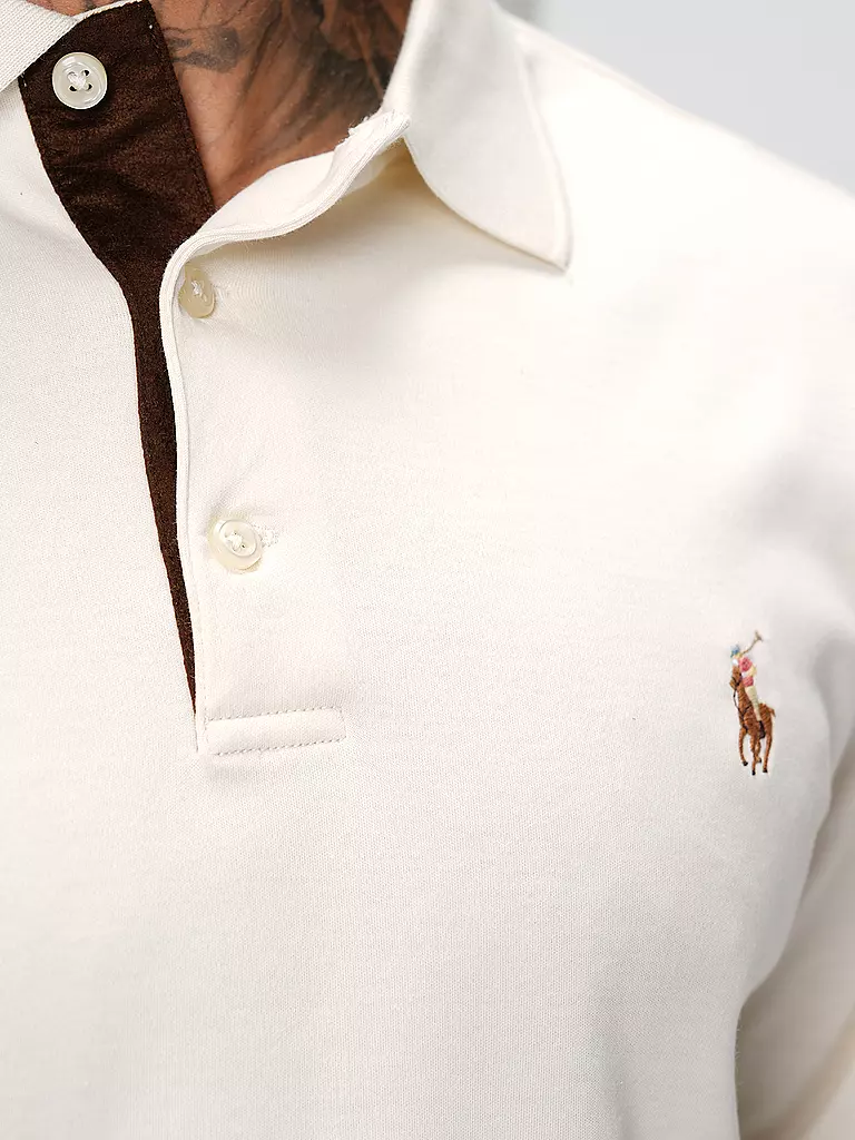 POLO RALPH LAUREN | Poloshirt Custom Slim Fit | Crème