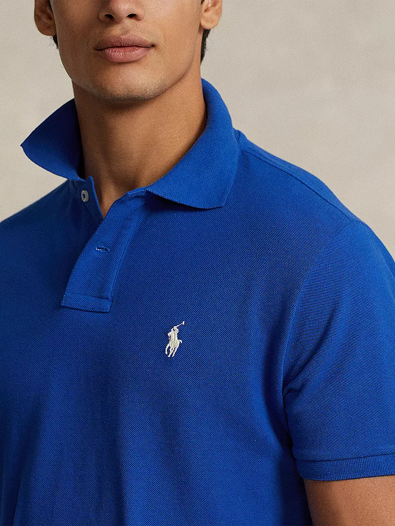 POLO RALPH LAUREN | Poloshirt Custom Slim Fit | Bleu