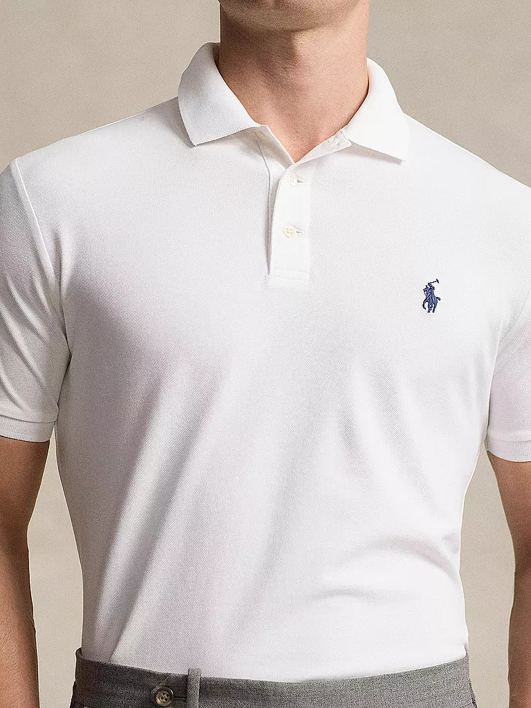 POLO RALPH LAUREN | Poloshirt Custom Slim Fit | Blanc
